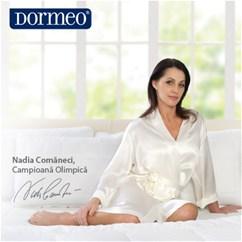 Nadia Comăneci , campioană olimpică, recomandă Dormeo pentru un Somn de nota 10!