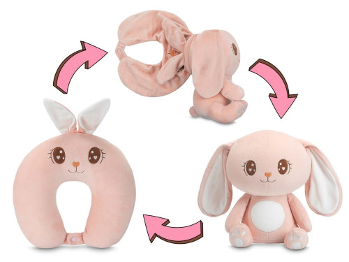 Miss Honey Bunny - perna jucarie 2in1 pentru calatorii
